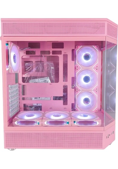 Tank Pembe 7x12cm Kumandalı Rgb Fanlı Kasa