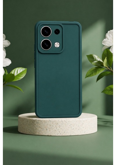 Mi Redmi Note 13 Uyumlu Kamera Çıkıntılı Mat Silikon Telefon Kılıfı Resimdeki