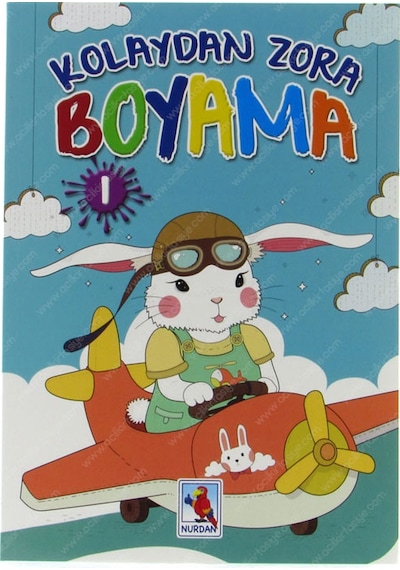 Kolaydan Zora Boyama 1 Nurdan Yayınları