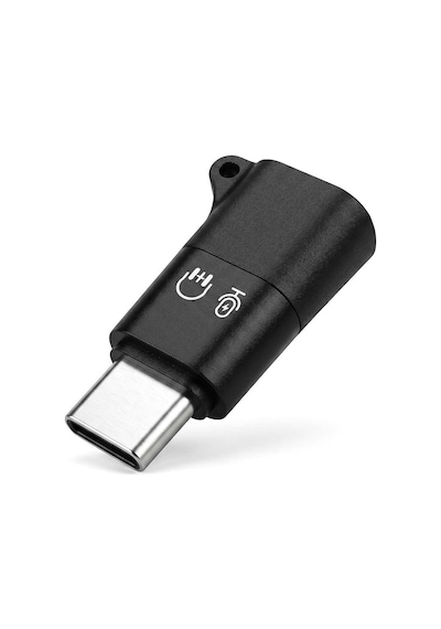 Type-c Kulaklık Mikrofon Ses Adaptörü Siyah Hdx1085 Evimdeyokyok