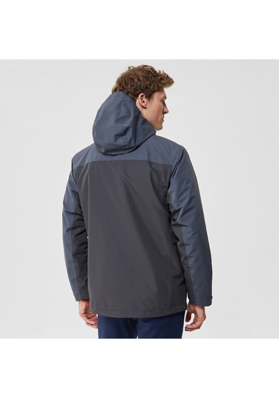 Jack Wolfskin Taubenberg 3-in-1 Siyah Erkek Ceket Düz 1115311