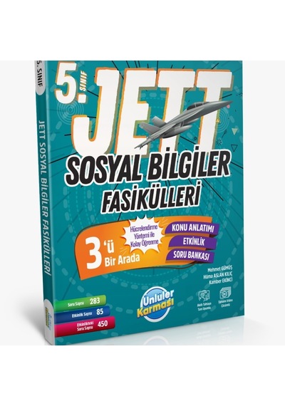 Ünlüler Karması 5. Sınıf Jett Sosyal Bilgiler Fasikülleri 3ü 1 Ar