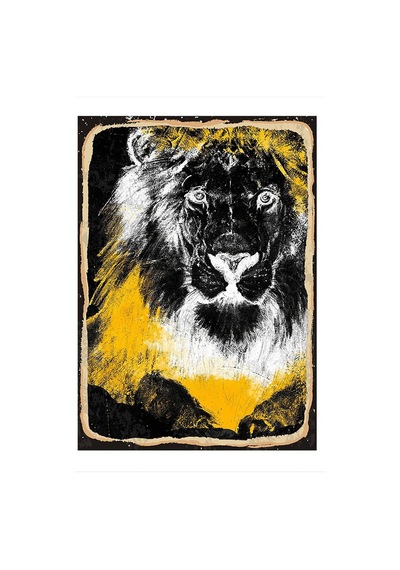 Bedeko Xray Aslan Modern Ahşap Tablo 25 Cm X 35 Cm