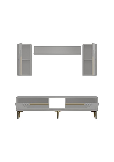 Tvr1502bg Meyra Tv Ünitesi Takımı Beyaz-gold 150cm