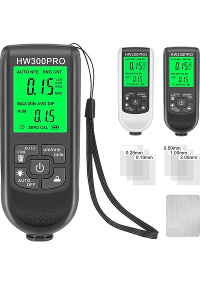 Hw-300pro Araba Boyası Filmi Otomatik Kalınlık Ölçer 0-2000um Fe/nfe Kaplama C Hw-300pro İspanya