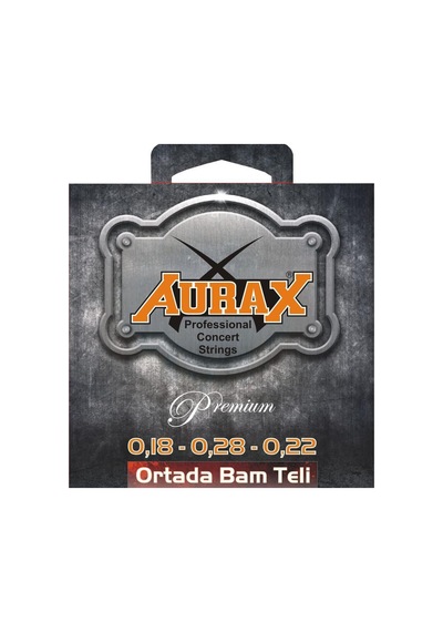 Aurax Ax-18B Saz Teli Profesyonel Ortada Bamlı 0.18 Kısa Sap