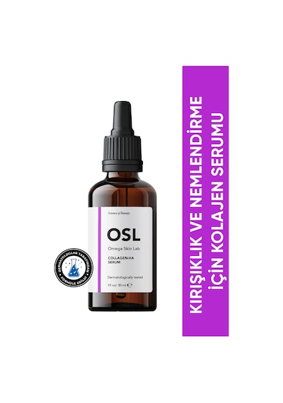 OSL Omega Skin Lab  Ve Nemlendirme İçin Kolajen-HA Serum 30 ML