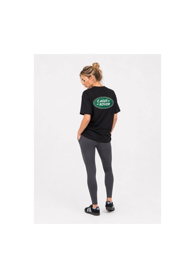 Hzr Wear Erkek Grafik Baskılı Bisiklet Yaka %100 Pamuk Tişört Orta Kalın Unisex Tişört Siyah