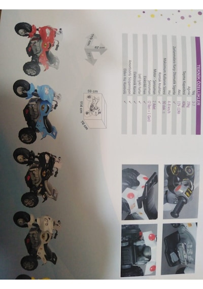 Aliş Akülü Turbo Go-way Motorsiklet 12 Volt Mavi