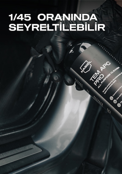 Nasiol Tem Apc Pro Araç içi Çok Amaçlı Konsantre Temizleyici 500 G Koltuk Döşeme Plastik Temizleyici