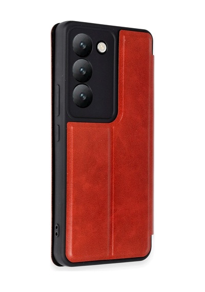 Cosmotex Newface Vivo V30 Lite 4g Kılıf Flip Cover - Kırmızı
