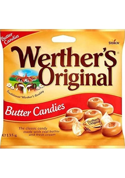 Werther S Original Butter Candies Gerçek Tereyağlı Karamel Şeker 135g