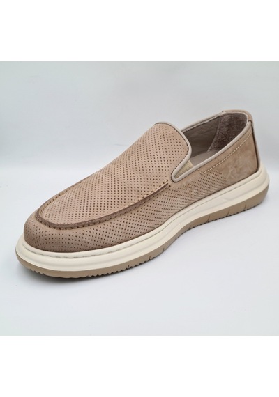 Greyder 64696 Vizon Nubuk Deri Erkek Casual Comfort Ayakkabı Vizon