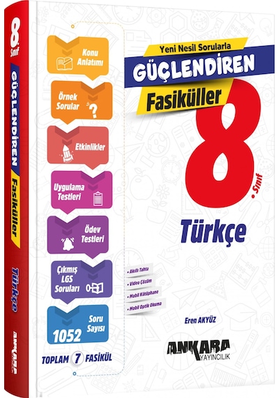 Ankara 8. Sınıf Türkçe Güçlendiren Fasiküller Ankara Yayınları
