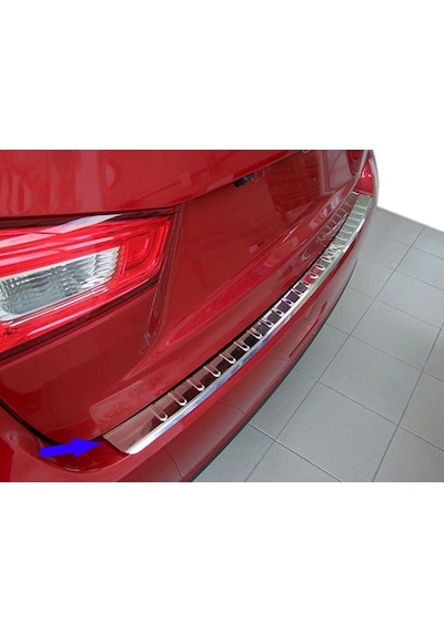 S-Dizayn  Nissan Qashqai Krom Arka Tampon Eşiği 2014-2017 N11.5746