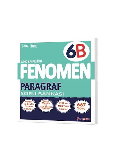 Fenomen Okul 2024 6. Sınıf Paragraf B İleri Düzey Soru Bankası 2024