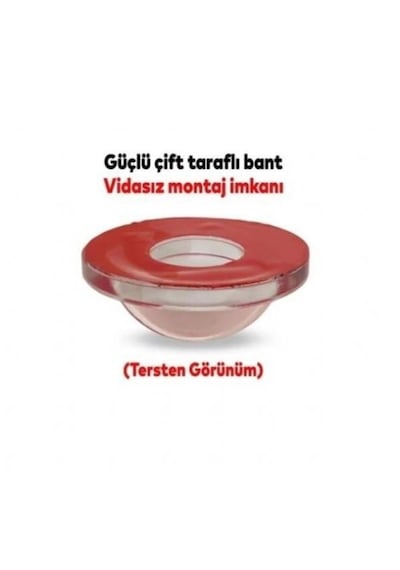 Çok Amaçlı Yapışkanlı Şeffaf Duvar Kapı / Pencere / Duvar Tamponu Stoperi, Stopperi