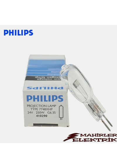 Philips 24V 250W Ehj 7748Xhp G6.35 250W 24V Kapsul Ampul