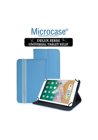 Apple Uyumlu iPad 9.7 2018 Delüx Serisi Universal Standlı Deri Kılıf + Nano