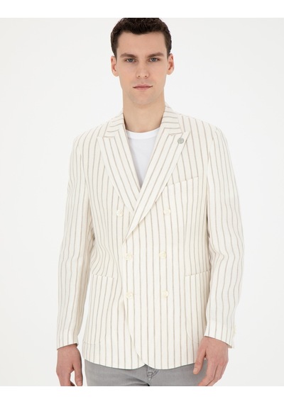Pierre Cardin Erkek Ekru Ceket 50284938-vr019 Ekru