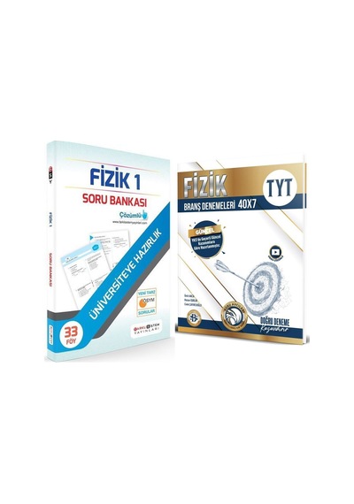 Farklı Sistem Tyt Fizik Soru Bankası Ve Bilgi Sarmal Deneme Seti 2 Kitap