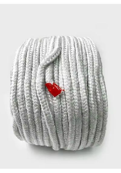 Soba /cam Elyaf/ Fiberglass/ Isıya Dayanıklı Fitil 4 Metre 6mm Soba-şomine Fitili