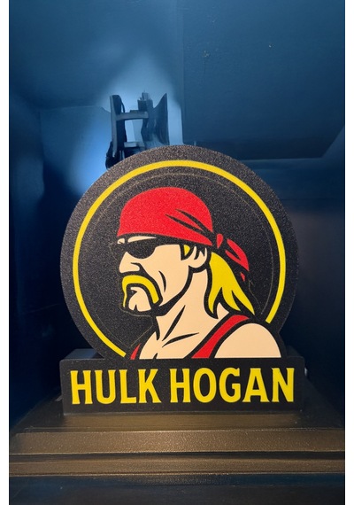 Hulk Hogan Tasarımlı Gece Lambası Dekoratif Aydınlatma Çok Renkli
