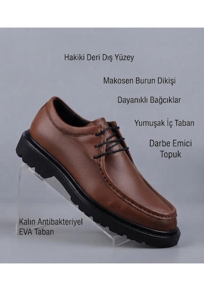 Growish Gr0403 Hakiki Deri İtalyan Tarz Yüksek Eva Taban Koku Yapmaz Spor Klasik Kahverengi Ayakkabı Growish Gr0403 Hakiki Deri İtalyan Tarz Yüksek Eva Taban Koku Yapmaz Spor Klasik Kahverengi Ayakkabı