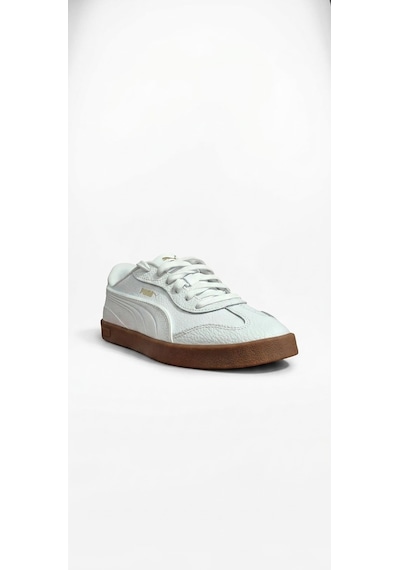 Puma 404761 01 Club Azura L Beyaz-gold Kadın Spor Ayakkabı