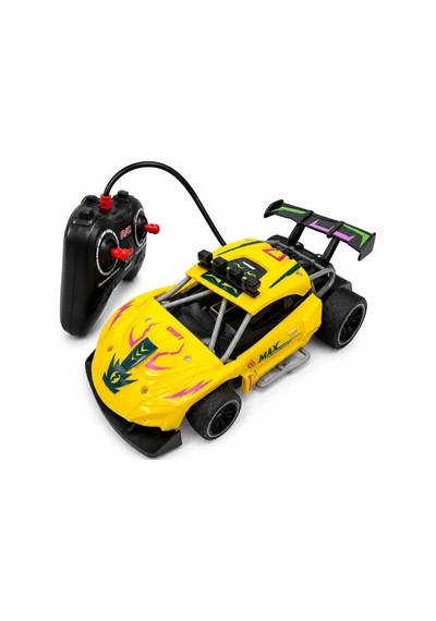 Super Speed Racing 1:20 Ölçekli Şarjlı Uzaktan Kumandalı Araba - 4 Kanallı Yarış Arabası Sarı
