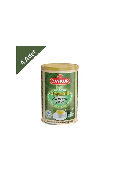 Çaykur Organik Zümrüt Yeşil Çay 125 Gr X 4 Adet