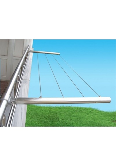 Küpeçte Balkon Alimünyum Askılık
