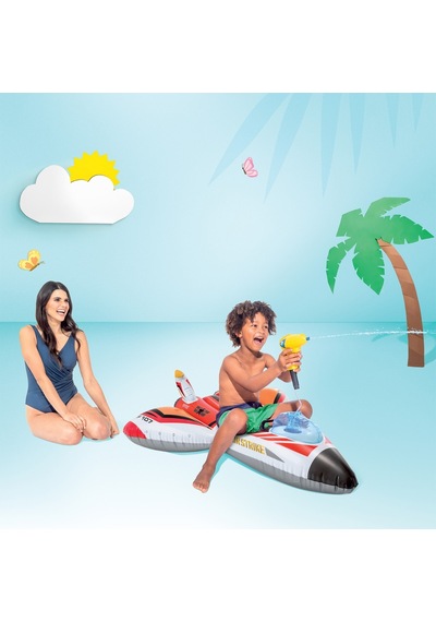 Intex Su Tabancalı Şişme Su Uçağı Kırmızı 117 117 Cm 57536