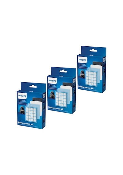 Philips İle Uyumlu Fc 8633 Powerpro Active Süpürge 3 Kutu Filtre Seti