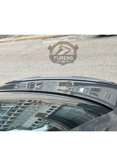 Opel Astra J Sedan Kasa Bagaj Üstü Slim Yarasa Spoiler Piano Black Parlak