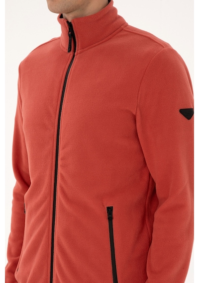 U.S. Polo Assn. Erkek Regular Fit Gül Kurusu Polar Örme Hırka 50313779-VR026