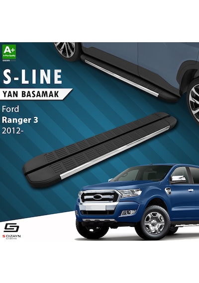 S-dizayn Ford Ranger 3 S-line Krom Yan Basamak 203 Cm 2012 Üzeri