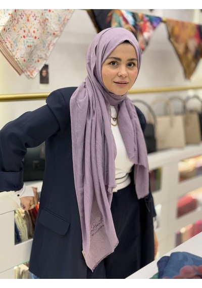 La Boutique Be Happy Şal Leylak Çok Renkli