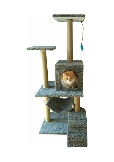 Pethomealpi Mihrabat Model Kedi Tırmalama Evi ve Tırmalama Tahtası 130 CM