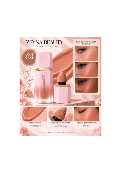 Color Bloom Likit Sıvı Allık 03 Pembe-03 - 702960610 Diğer