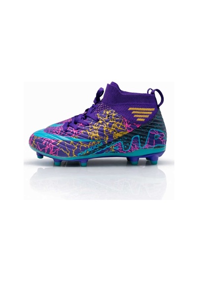Football Laliga Pro Krampon Set , 1 Adet Çanta, 1 Adet Çorap 1 Adet Tekmelik Mor