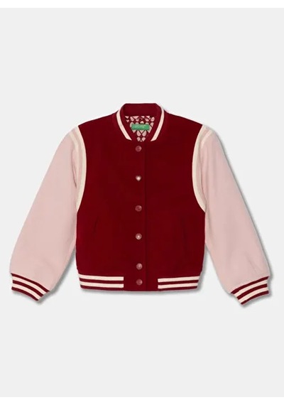 United Colors Of Benetton Benetton Kırmızı Kız Çocuk Düz Ceket 20pycn04p Kırmızıı