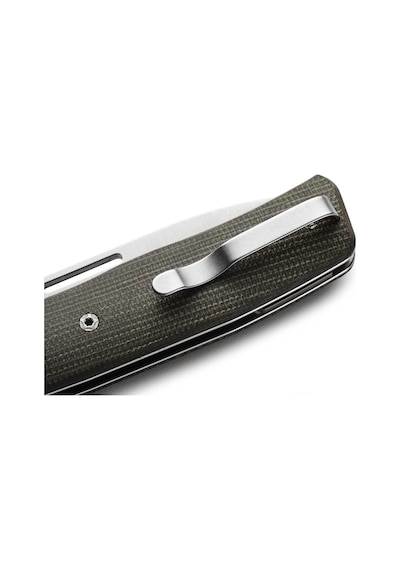 Lionsteel Nini - Green Canvas - Titanium Bolster Kamp Çakı Yeşil
