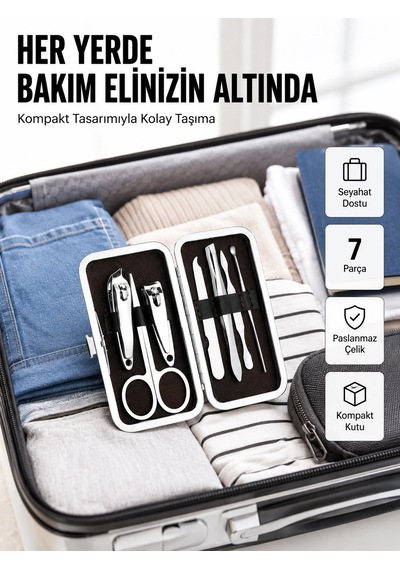 Kompakt Tasarımlı El Ve Ayak Bakım Seti 10652625