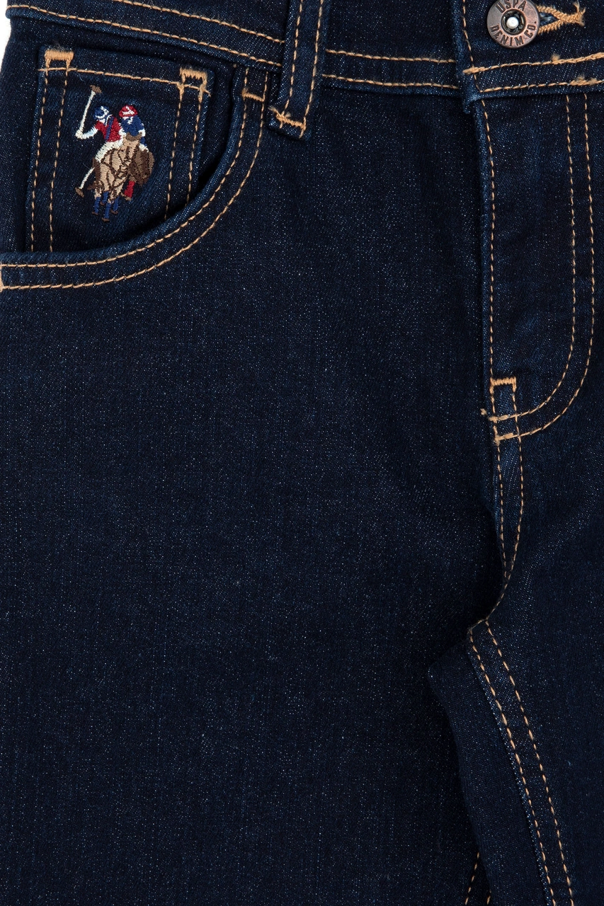 U.S. Polo Assn.  Erkek Çocuk Lacivert Pantolon Jean 50316685-dn0029 Navy Rınse