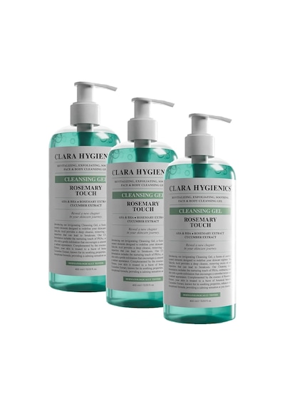 Face And Body Cleansing Gel 400ml Temizleme Jeli 3 Paketi