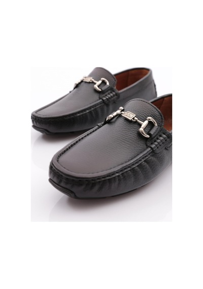 Dgn 1010 Erkek Metal Aksesuarli Comfort Ayakkabi 1010-2531-R2128 Siyah