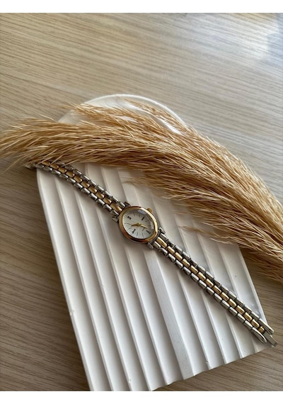 Rub045 25 Mm Rubsey Retro Minimal Hasır Kordon Vintage Kadın Kol Saati Siyah