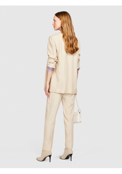 Sisley Liyosel Kemerli Jogger Pantolon Kadın Vizon Pantolon - 323a4bjflf00s