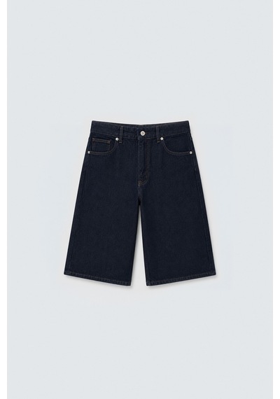 Vamos Bermuda Denim Şort Lacivert